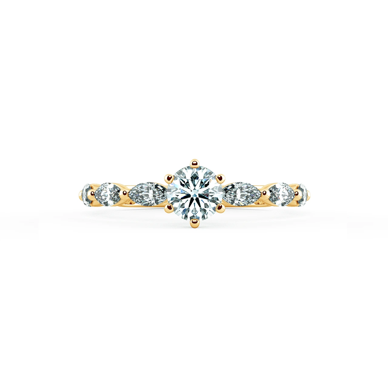 Solitaire Engagement Ring with Eternity Band NCH1805 2